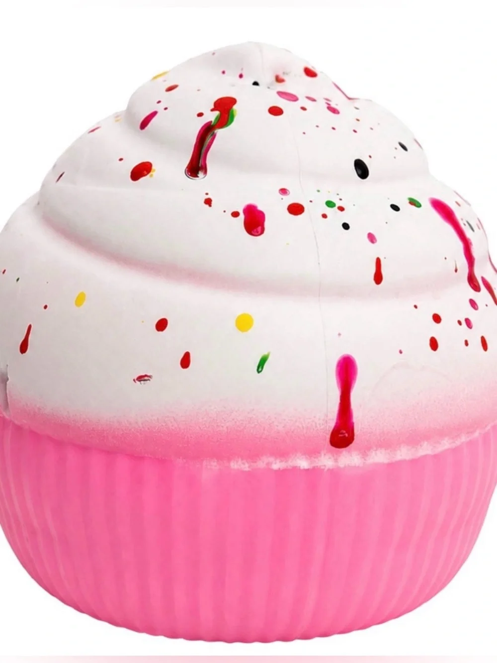Pink Cupcake Squishy Toy 🧁 Squeezee Sensory toy NEW Sealed Scented!